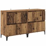 vidaXL Buffets 2 Pièces Bois Ancien 60 x 35 x 70 cm Bois d'ingénierie
