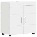 vidaXL Ensemble d'armoire de salle de bain TULUM Blanc 60 x 34 x 63 cm
