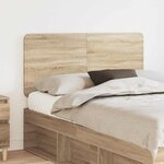 vidaXL Tête de lit Chêne Sonoma 120 cm Bois d'ingénierie