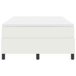 vidaXL Lit à ressorts Crème et Blanc 203 x 120 x 60 cm