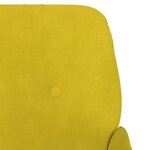 Banc banquette 108 x 79 x 79 cm velours jaune 02_0010696