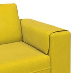 Ensemble de Canapés Jaune Velours