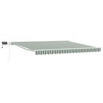 vidaXL Auvent Rétractable avec 400 ×300 cm tissu