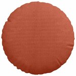 vidaXL Coussins de siège 2 Pièces Rouge orange Ø 30 cm