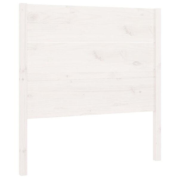 vidaXL Tête de lit Blanc 106x4x100 cm Bois massif de pin