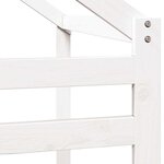 vidaXL Toit de lit pour enfants blanc 188x97x113 cm bois de pin massif