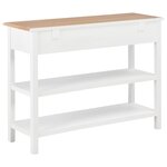 vidaXL Buffet Blanc 110x35x80 cm MDF