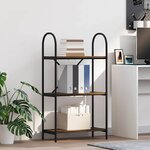 vidaXL Étagère Chêne fumé 60 x 30 x 109 cm Bois d'ingénierie