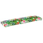 vidaXL Coussin de palette pour banc Jungle tropical 150x40x8 cm en tissu Oxford