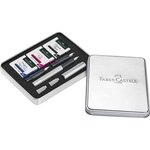 Kit de calligraphie GRIP 2011  argent FABER-CASTELL