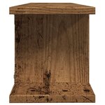 vidaXL Étagères murales 2 Pièces vieux bois 90x18x20 cm bois d'ingénierie