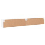 vidaXL Meubles TV avec lumières LED 2 Pièces blanc 100x30x30 cm