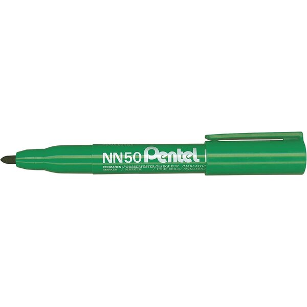 Marqueur permanent PENTEL PEN  Pointe conique 5mm  Vert PENTEL