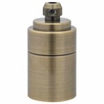 vidaXL Douilles de lampe 2 Pièces bronze E27