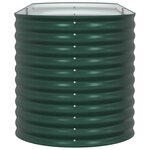 vidaXL Jardinière surélevée Vert 240 x 80 x 81 cm Acier