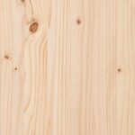 vidaXL Lit superposé triple 140x200/70x140 cm bois de pin massif