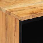 Meuble TV vidaXL 80x33 5x46 cm en bois d'acacia massif