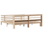 vidaXL Cadre de lit avec tête de lit sans matelas 180x200 cm