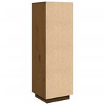 vidaXL Buffet haut Marron miel 38x35x117 cm Bois massif de pin