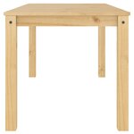 vidaXL Table à manger Panama 160x80x75 cm bois massif de pin