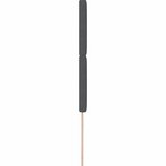 vidaXL Tête de lit LED Gris foncé 90 cm Tissu en velours côtelé