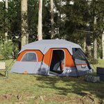 vidaXL Tente familiale 9 personnes libération rapide imperméable