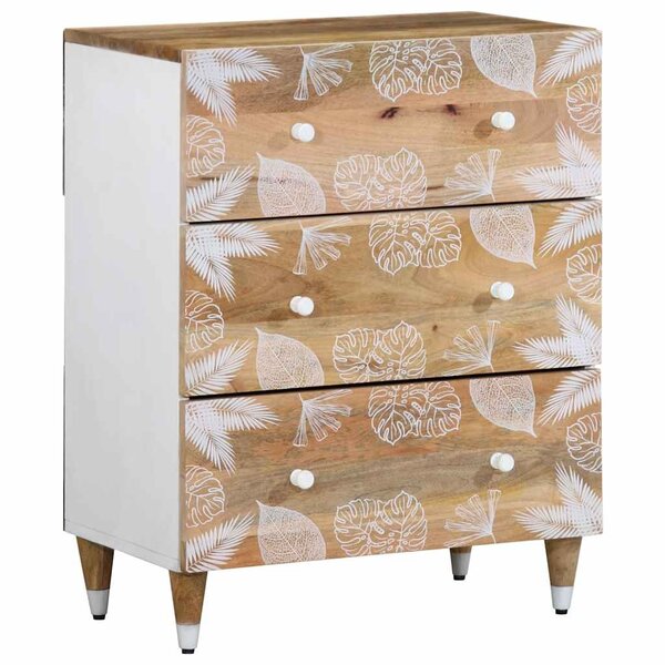 vidaXL Buffet 60x33 5x75 cm bois de manguier massif
