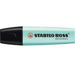 Surligneur BOSS ORIGINAL Pastel Pointe Biseautée 2 - 5 mm Turquoise Pastel STABILO