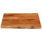 vidaXL Dessus de table 80x80x3 8 cm carré bois massif d'acacia