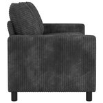 vidaXL Canapé Gris foncé 156 x 81 x 87 5 cm Polyester