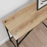 vidaXL Table console chêne artisanal 140 x 29 x 75 cm