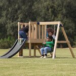 Mini Aire de jeux - Toboggan Gris - Timo