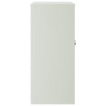 vidaXL Classeur gris clair 79x40x90 cm acier