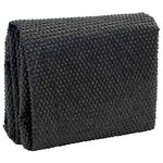 vidaXL Film solaire de piscine flottant PE 210 cm Noir et bleu