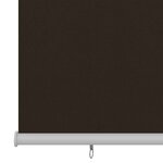vidaXL Store roulant d'extérieur 240x140 cm Marron PEHD
