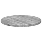 vidaXL Plateau de table Sonoma gris 30 x 30 x 1.5 cm Bois d'ingénierie