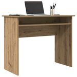 vidaXL Bureau chêne artisanal 90x50x74 cm bois d'ingénierie