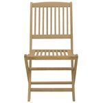 vidaXL Ensemble à manger de jardin 7 Pièces Bois d'acacia solide