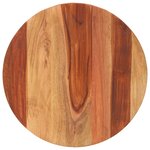 vidaXL Dessus de table Bois solide Rond 15-16 mm 40 cm