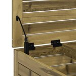 vidaXL Repose-pied de jardin 62x63 5x32 cm bois de pin imprégné