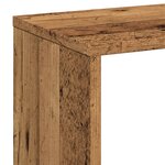 vidaXL Étagère séparatrice de pièce vieux bois 67x25x161 5 cm
