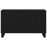 vidaXL Buffet Chêne noir 100 x 36 x 60 cm Bois d'ingénierie