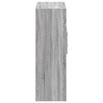 vidaXL Buffet haut sonoma gris 80x42 5x124 cm bois d'ingénierie
