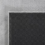 vidaXL Tapis shaggy doux lavable 160x230 cm Antidérapant Gris