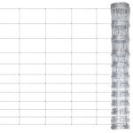 vidaXL Clôture de jardin Acier galvanisé 50 m 150 cm Argenté