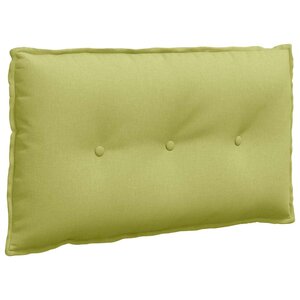 vidaXL Coussin de Dos Vert clair 80 x 19 x 50 cm tissu
