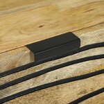 vidaXL Vaisselier 60x33 5x75 cm en bois de manguier massif