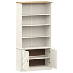 vidaXL Bibliothèque VIGO blanc 85x35x170 cm bois massif de pin
