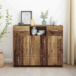 vidaXL Buffet Bois ancien 88.5 x 30.5 x 73 cm Bois d'ingénierie