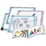 Kit de dessin La Reine des Neiges - Ardoises  Feutre effaçable